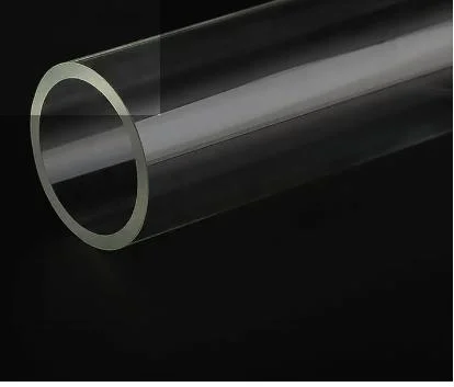 High Temperature Clear Fused Quartz Glass Tube with All Dimension